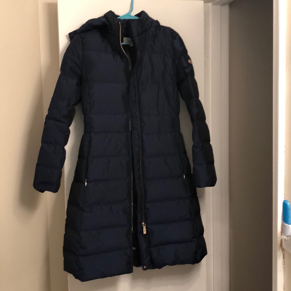 Calvin Klein hooded puffer coat